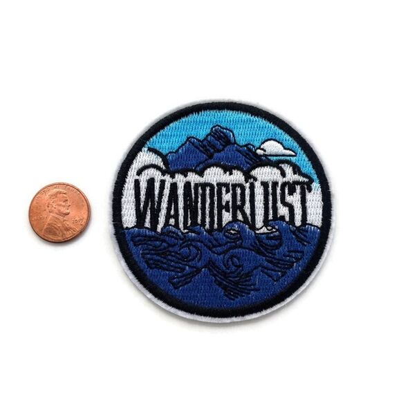 Wanderlust Embroidered Patch - Picture 3 of 3